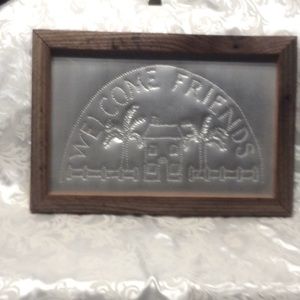 Crafted Sign Welcome Friends